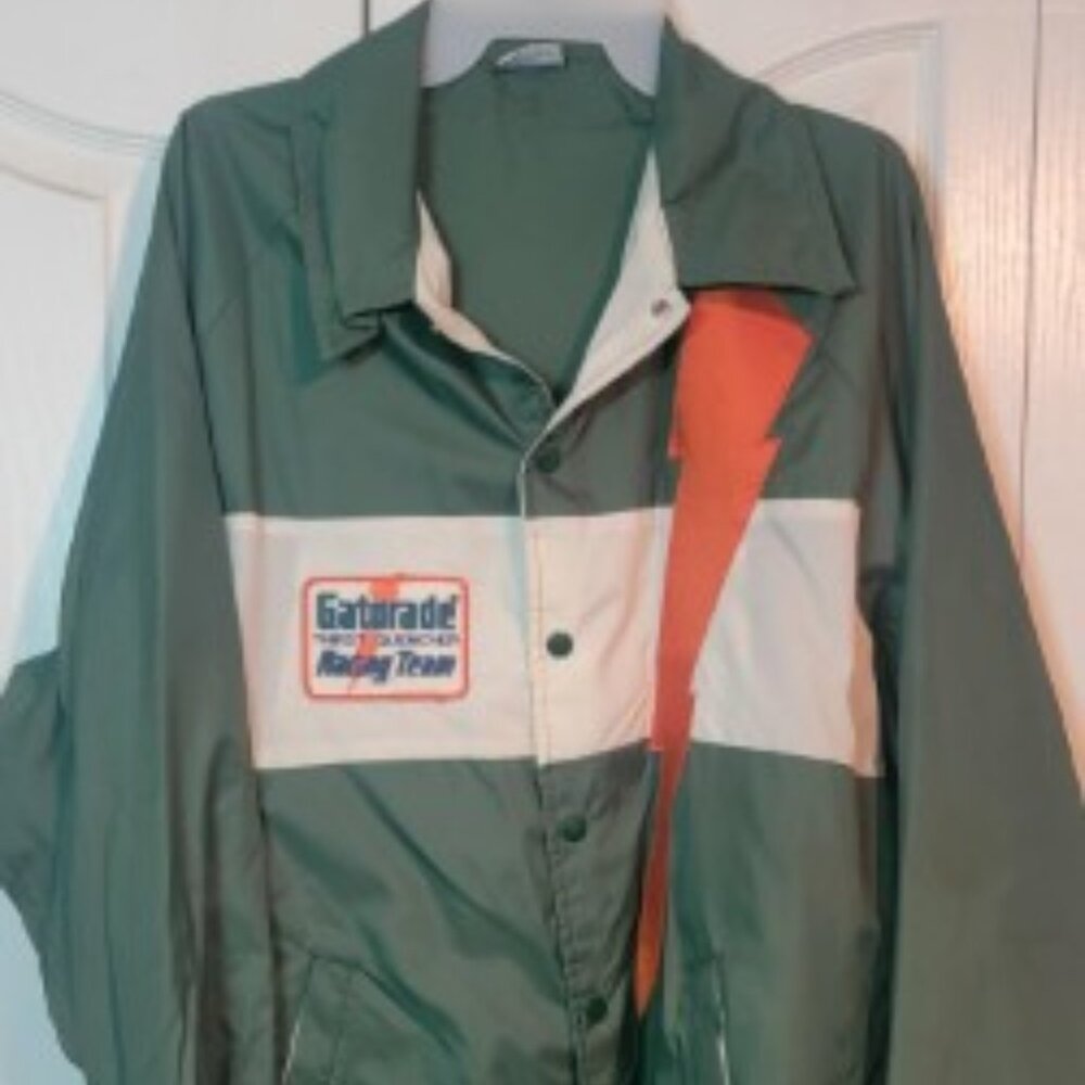 Vintage Warwick Made Gatorade Racing Team Windbreaker Jacket –NASCAR 1980s